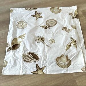 1 Pottery Barn Euro European Sea Shell Sham